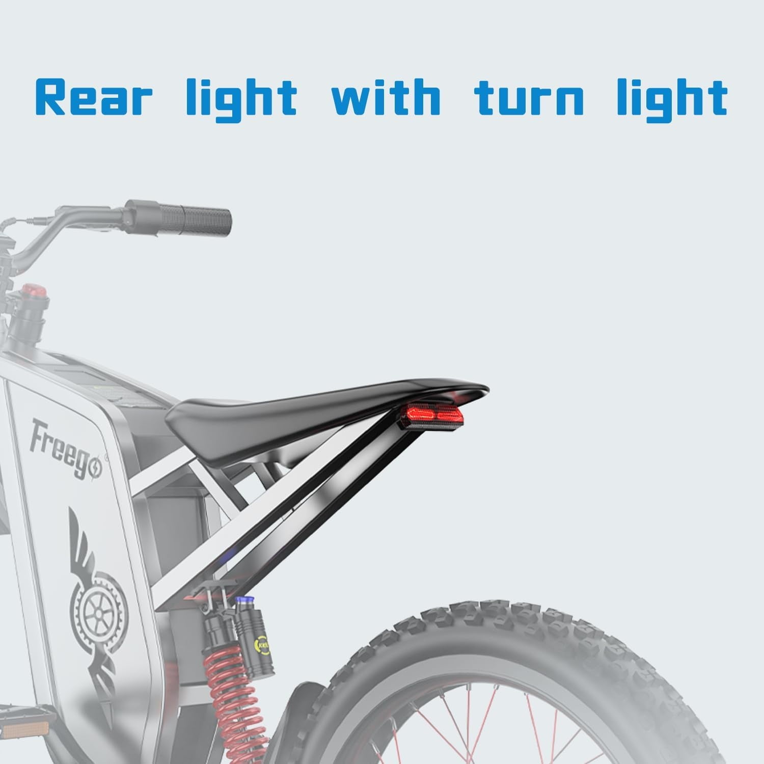 Freego X2 Pro 6000W(Peak) Motor Electric Dirt Bike for Adult, 60V30AH Battery Electric Motorcycle ,50MPH Speed Electric Bicycle,19x2'' Full Suspension/Hydraulic Brake
