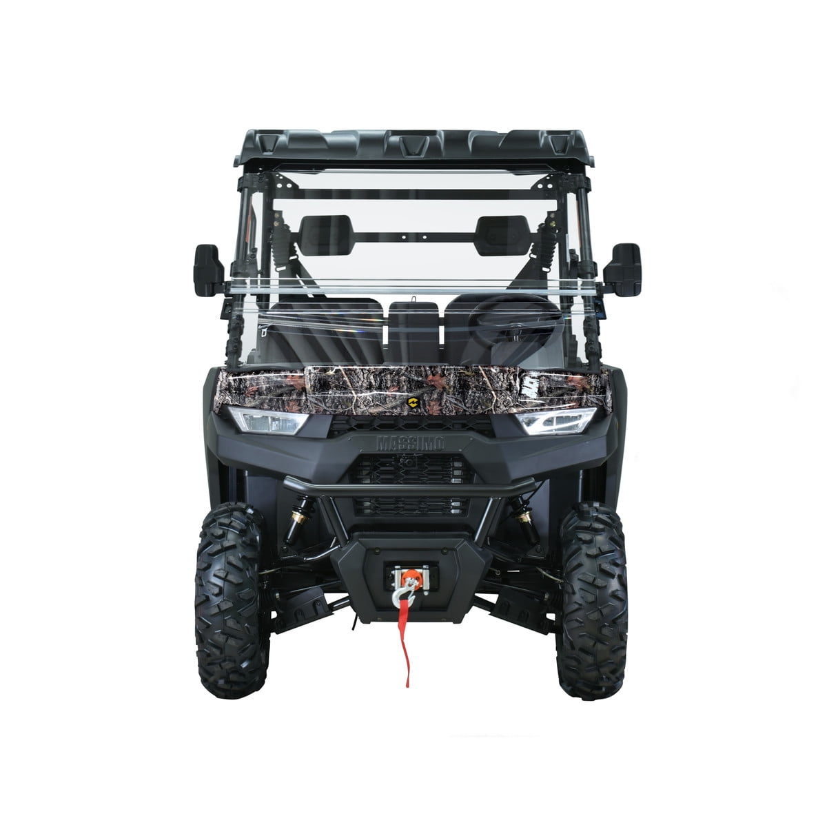 Massimo Buck 450X Side by Side UTV 4 Seat Golf Cart EFI 4 Stroke 352cc/25 HP with Touchscreen - Camouflage