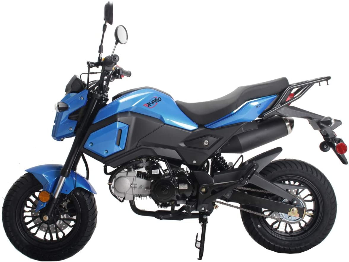 X-Pro Brand New Vader 125cc motorcycle, Manual Transmission Electric Start, Headlights, 12" Wheels