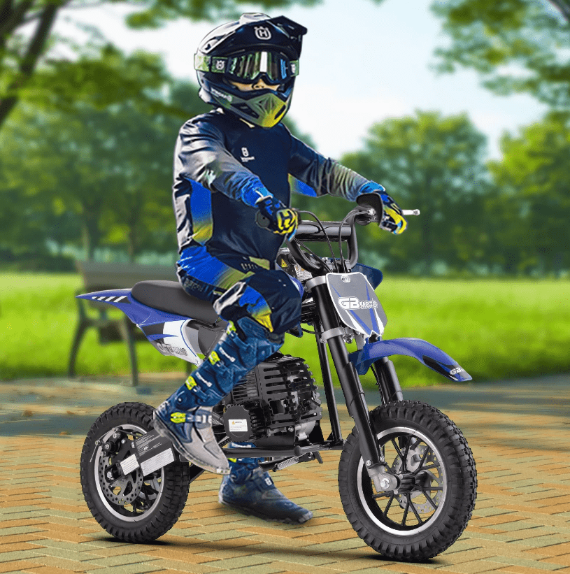 Aoemoe DB1 Gasoline 50CC Dirt Bike, BLUE