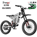 Freego X2 Pro 6000W(Peak) Motor Electric Dirt Bike for Adult, 60V30AH Battery Electric Motorcycle ,50MPH Speed Electric Bicycle,19x2'' Full Suspension/Hydraulic Brake