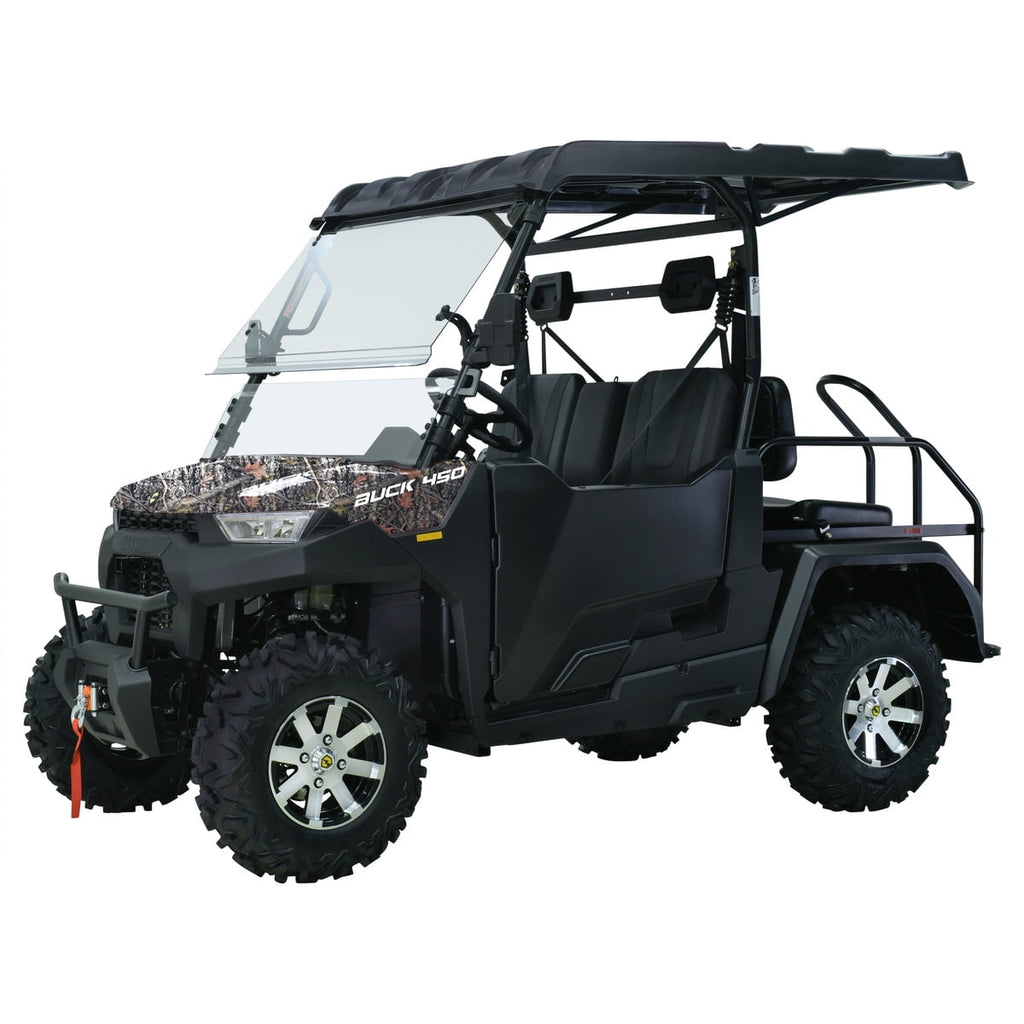 Massimo Buck 450X Side by Side UTV 4 Seat Golf Cart EFI 4 Stroke 352cc/25 HP with Touchscreen - Camouflage