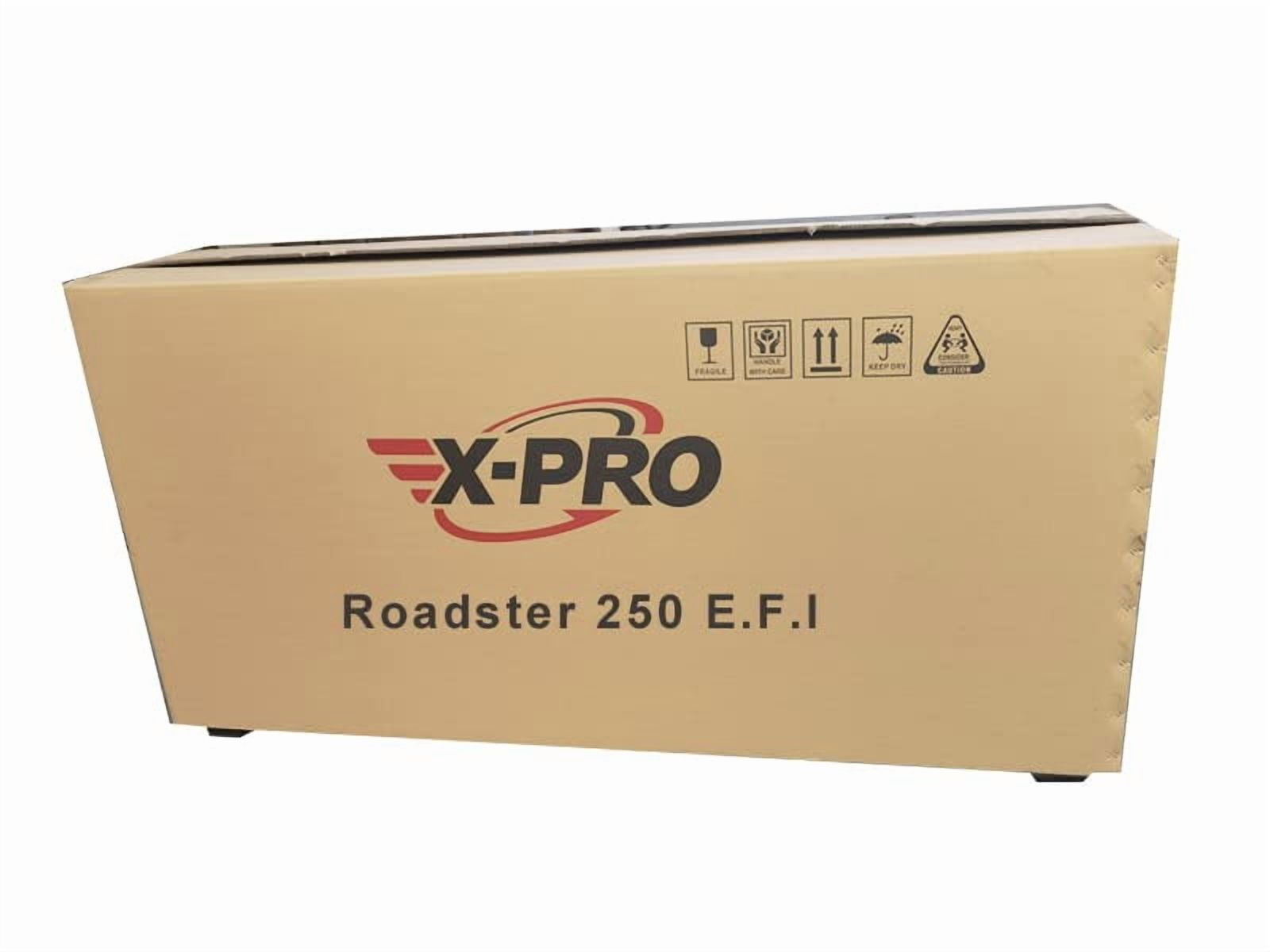 X-Pro Brand New 250cc EFI Fuel Injection Dirt Bike Motorcycle Street Bike, 6 Manual Transmission Electric Start 17" Wheels Assembled in Crate