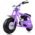 Aoemoe 99CC MB001 Gasoline Mini Dirt Bike,4-Stroke 18MPH Off Road Motorcycle, Weight Support Up to 165 LBS - Purple