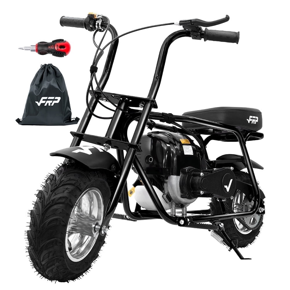 FRP 40CC Mini Dirt Bike, 4-Stroke  Kids Mini Bike with Pull Start, Easy to Assemble Mini Pit Bike, 18 Mph Max Speed and Support Up to 165 LBS (Black)