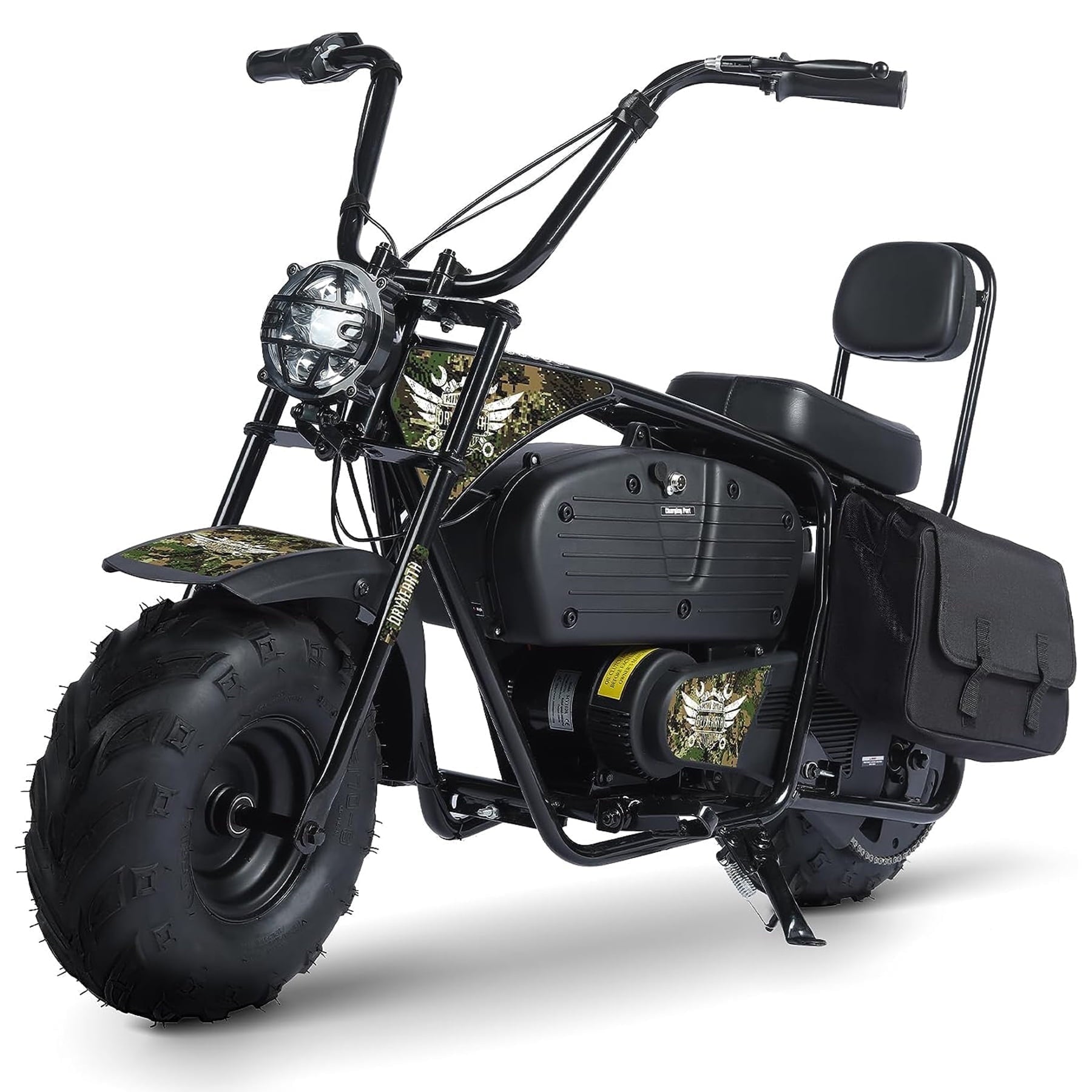 Oryxearth 36v 1000W Mini Bikes, Dirt Electric Bicycle for Adults, 0.47 gal, up to 21.8 mph, Camo