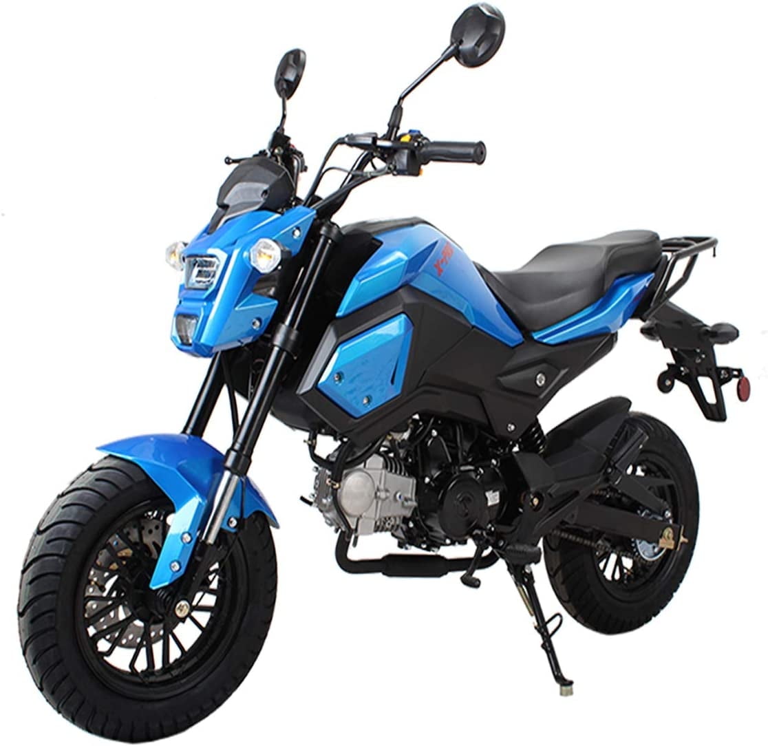 X-Pro Brand New Vader 125cc motorcycle, Manual Transmission Electric Start, Headlights, 12" Wheels