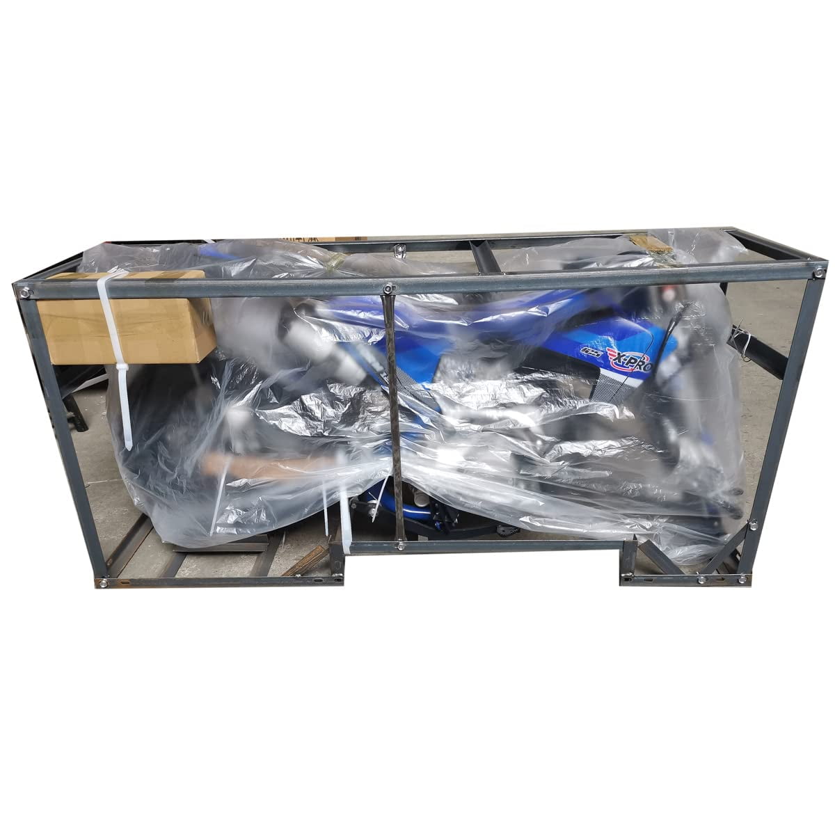 X-Pro Brand New Storm 125cc Dirt Bike with 4-Speed Semi-Auto Transmission, Kick Start, Big 14"/12" Tires!