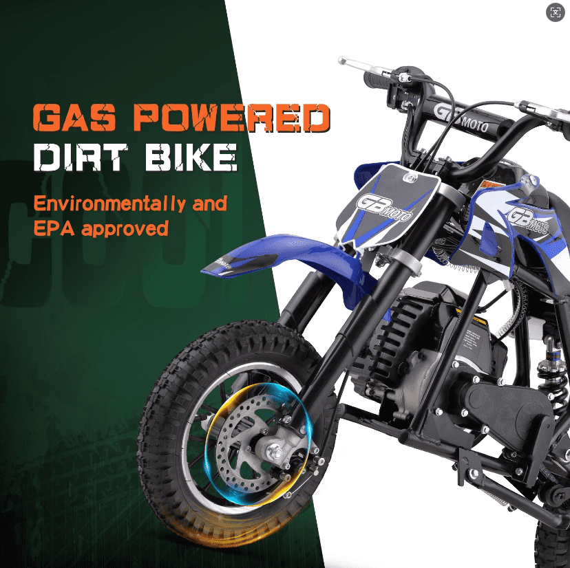 Aoemoe DB1 Gasoline 50CC Dirt Bike, BLUE