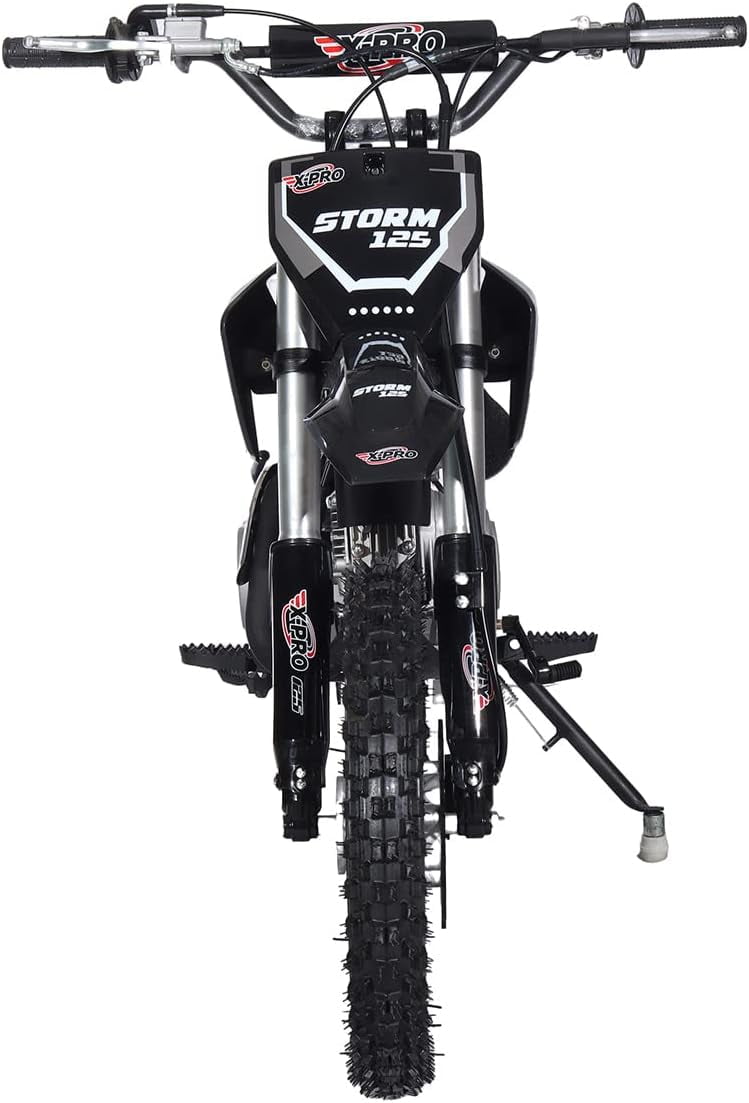 X-Pro T Storm Semi S3 Gasoline 125 cc Dirt Bike - Black
